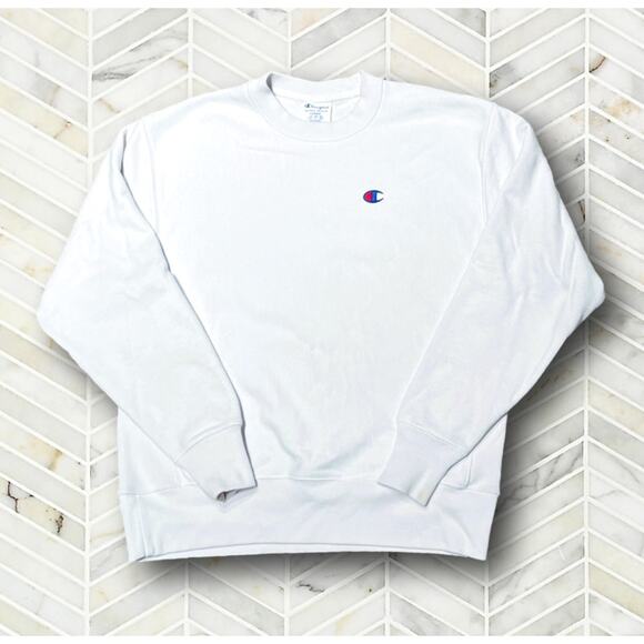Champion Other - Champion Sweatshirt Mens XL Reverse Weave USA Fleece Heritage Pullover White